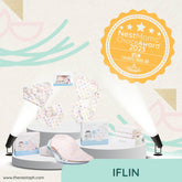 Iflin My Style Bamboo Burp & Bib (2-in1) | The Nest Attachment Parenting Hub